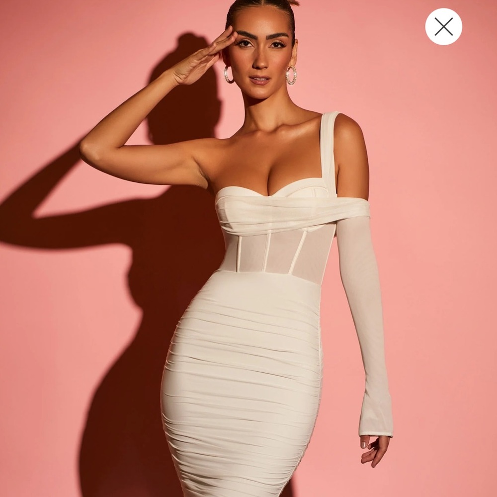 Oh Polly Midi Corset Dress